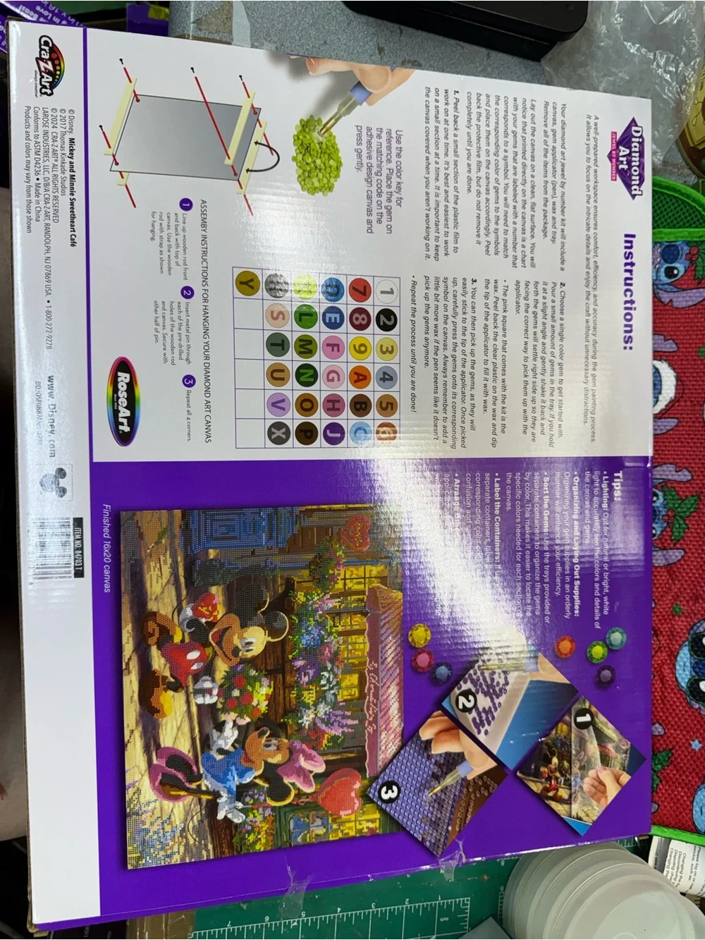 Disney Mickey & Minnie Cafe Wall Diamond painting craft kit